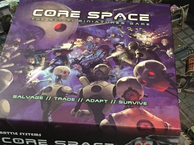 Vídeo relacionado con Core Space: El juego de miniaturas de ciencia ficción, libro de reglas de lujo, juego de mesa Battle Systems Cooperative/Solo SciFi Dungeon Crawler