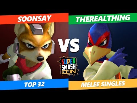 SSC 2019 SSBM - Soonsay (Fox) Vs. TheRealThing (Falco) Smash Melee Tournament Losers Top 32