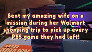 Walmart Game Hunt: Grabbing all the Physical PS5 Games Before They're Gone Forever!"