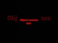 Object Cosmos Intro