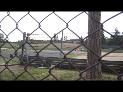 Pierluigi Martini "Error" with F3000 on Historic Minardi Day at Imola