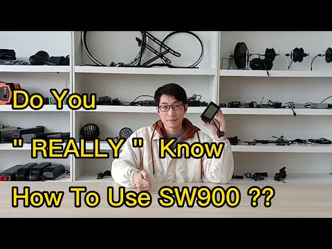 Do you REALLY know how to use SW900 ebike display ?