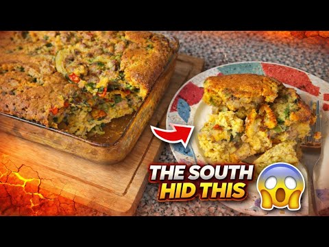 “THE SOUTH Is Hiding This Cornbread Breakfast Casserole 😱 (So Easy!)”