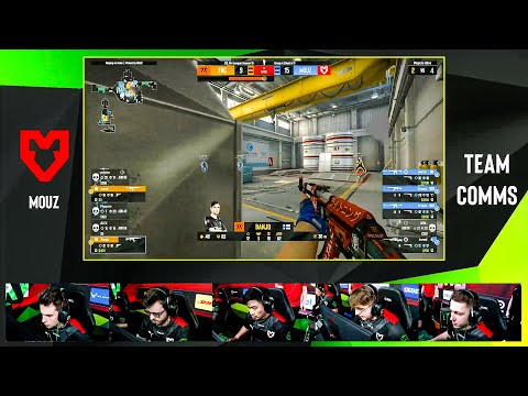 MOUZ team voice comms on last round (Game 1) WIN against fnatic | ESL Pro League Season 15 | CSGO