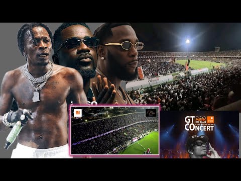 shatta wale's historic GT Bank stadium concert🏟with BurnaBoy🇳🇬& Sarkodie🇬🇭Full 40k 360 performance 
