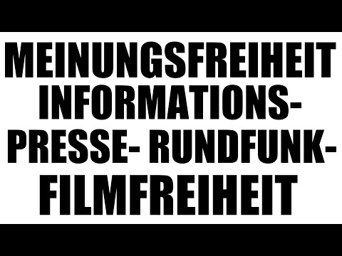 Meinungsfreiheit, Informations-, Rundfunk-, Film- & Pressefreiheit: Art 5 I GG - Grundrechte 3.14