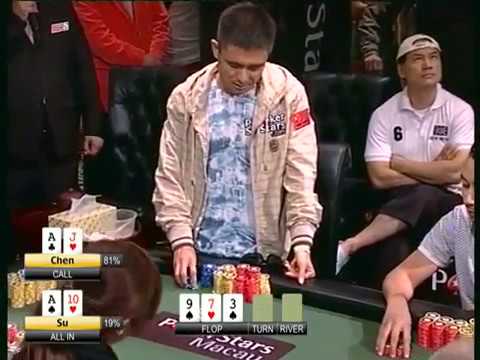 APPT Macau 2009 Main Event Final Table Part1