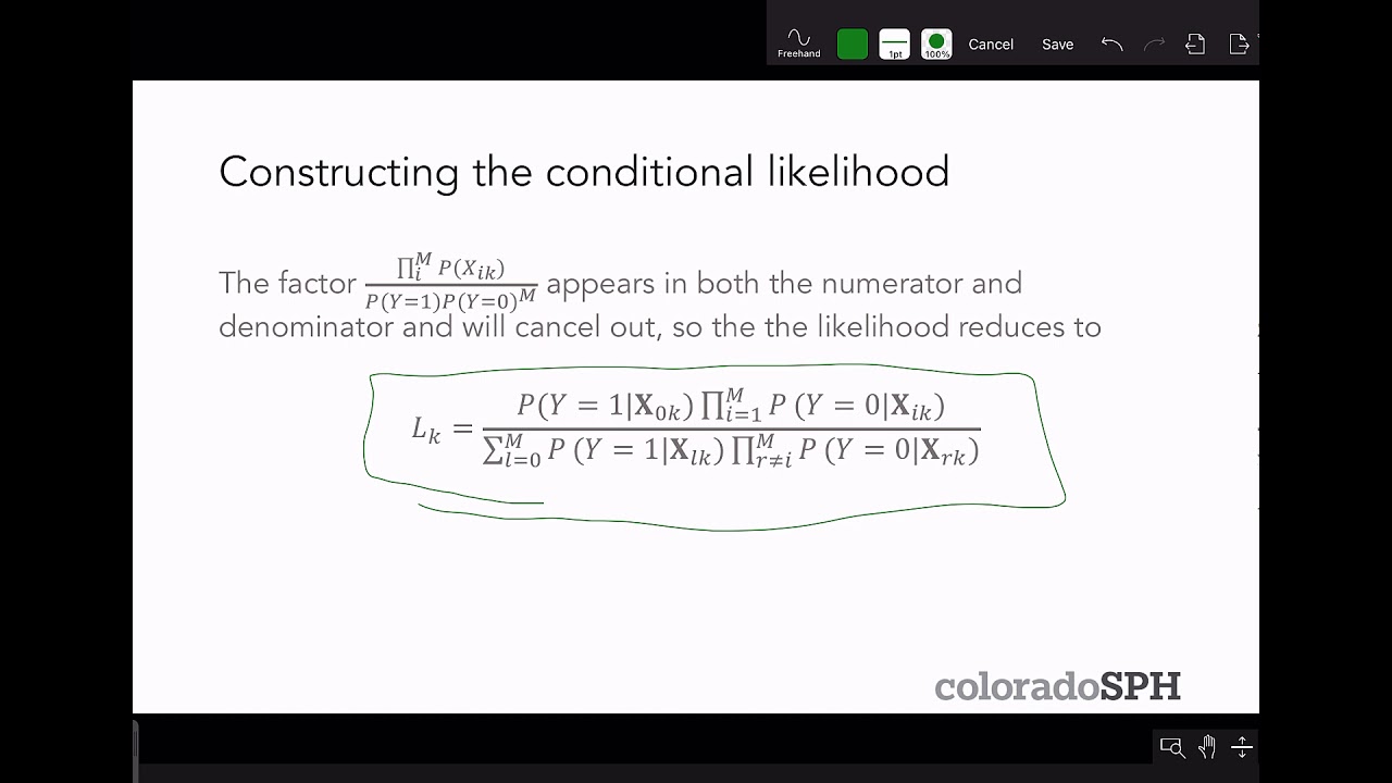 L6.3 Conditional Logistic Regression