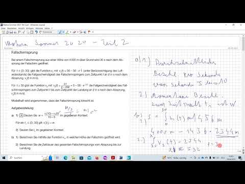 Matura Mai 2020 Mathematik (mit CASIO) - Teil 2