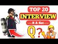 SCBA Interview Fail Hone Se Bachna Hai Top 20 Most Asked Questions SCBA Training Ba Set