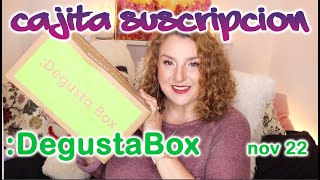 Cajita de suscripcion Degustabox nov 2022 . Vamos a ver lo que trae! #degustabox #cajitacomida