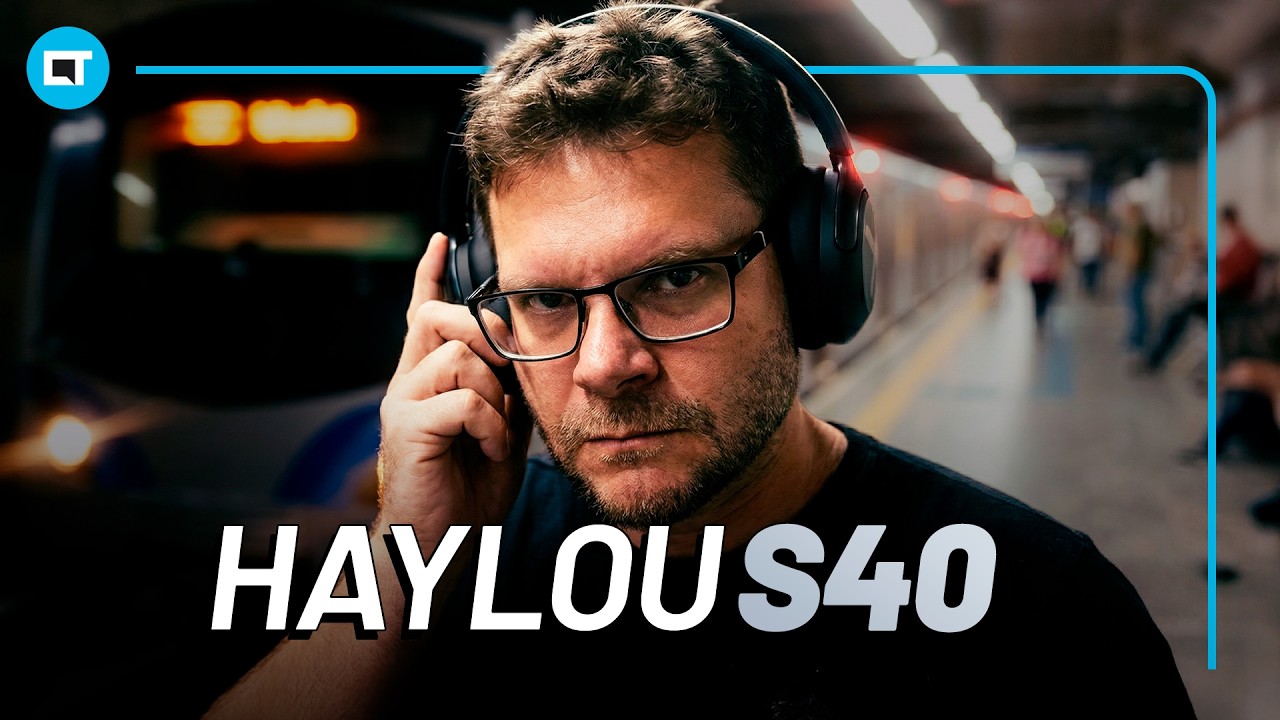 Haylou S40: ANC de 50 dB e 90h de bateria… vale a pena?