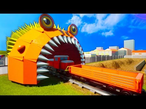 We Tried to Stop the Train with Lego Monsters & Terminators in Brick Rigs Multiplayer Roleplay!