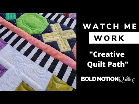 watch me work Tula pink Quilt top