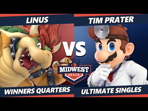 Midwest Arena Winners Quarters - Linus (Rosalina, Bowser) Vs. Tim Prater (Dr. Mario) SSBU Ultimate
