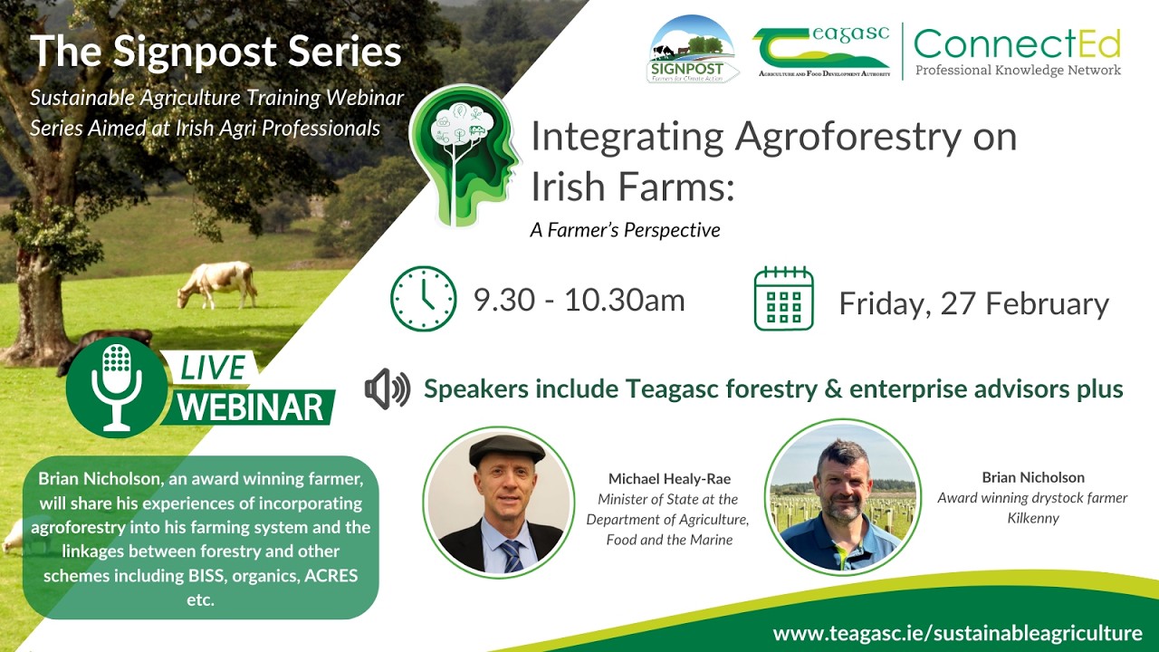 The Signpost Series: Integrating Agroforestry on Irish Farms - A Farmer's Perspective