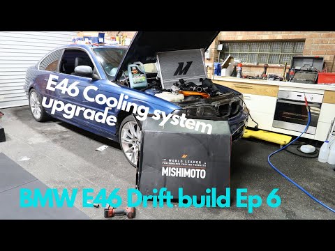 BMW E46 323ci Drift build | Ep 6 - Mishimoto aluminium radiator and thermostat upgrade
