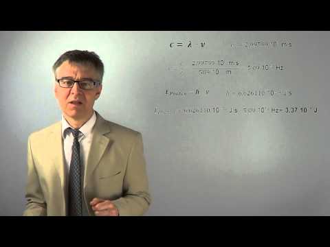 OFAÜ8 Photon als Teilchen und Welle - Wellenlänge, Frequenz und Energie von gelbem Natriumlicht