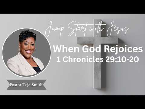 When GOD Rejoices: 1 Chronicles 29:10-20  (2/17/26)#faith #podcast #motivation