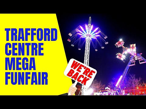 WE'RE BACK! | Trafford Centre Half Term MEGA Funfair | Opening Night Vlog | Feb 2022