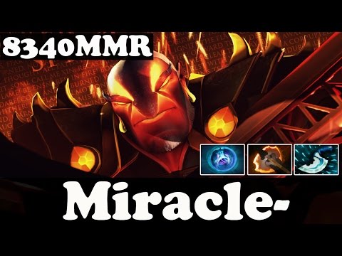 Dota 2 - Miracle- 8340 MMR Plays Ember Spirit vol 14 - Pub And Ranked Gameplay