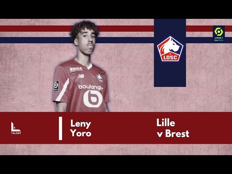 Leny Yoro vs Brest | 2023