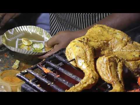 Indian Street Food | Chicken Kebab & Roasted fish with Salad | Food at Street | Digha West Bengal