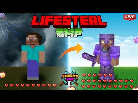 MINECRAFT LIVE | LIFESTEAL PUBLIC SMP IS LAUNCHING TODAY WITH CUSTOM MAP AND EXCITING CRATES
