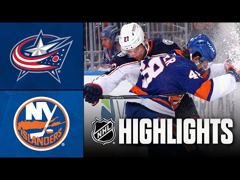 NHL Highlights | Blue Jackets vs. Islanders | November 02, 2025
