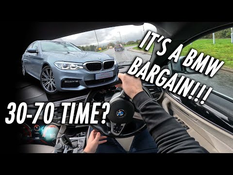 2017 BMW 540I SALOON DRIVING POV/REVIEW // A GENUINE BARGAIN?!