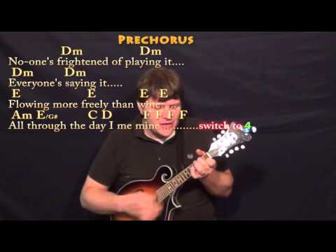 I Me Mine / Dig It (Beatles) Mandolin Cover Lesson with Chords/Lyrics