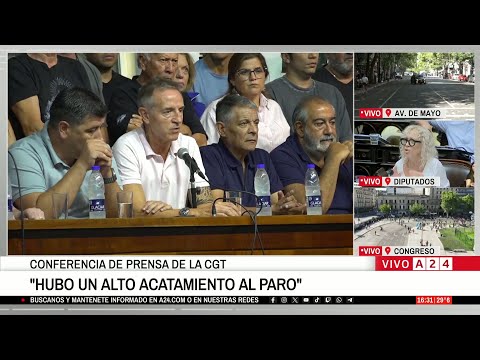 📢 CONFERENCIA DE PRENSA DE LA CGT: "ESTA REFORMA RETROCEDE 100 AÑOS"