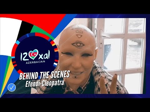Behind The Scenes at Efendi`s music video recording of Cleopatra - Eurovision Azerbaijan