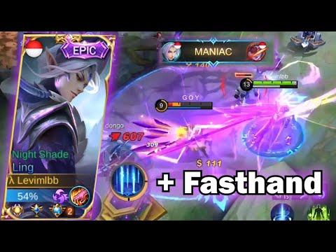 ULTRA SPEED MANIAC?! | LING INSANE & FASTHAND GAMEPLAY | LEVIMLBB