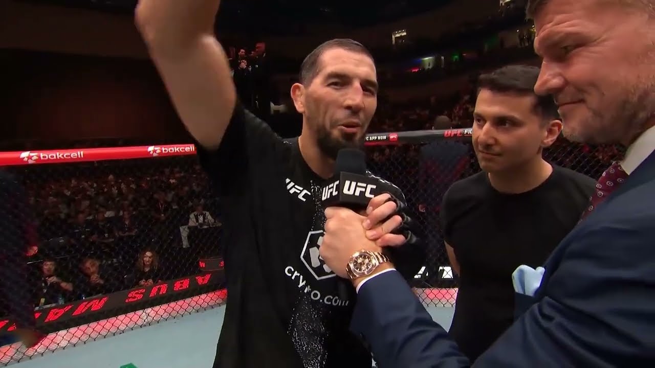 UFC Баку: Абусупьян Магомедов - Слова после боя