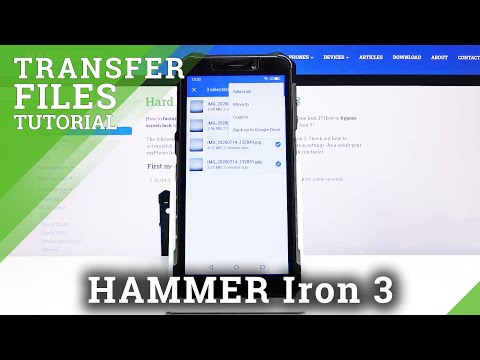 How to Transfer Files Easily on myPhone HAMMER Iron 3 –  Move Data