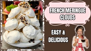 FRENCH MERINGUE CLOUDS *EASY* #subscribe #trending #homemade #canada #new #cooking #fun #easy #fyp