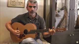 Dimitris Mistakidis plays guitar made by Tasos (Mahogany 50').