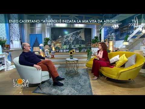 L'Ora Solare (TV2000) 21.2.2023 - L'attore Enzo Casertano e Francesca Gallo l'“artigiana che canta”