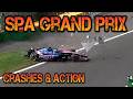 F1 GP Spa 2026 Crashes Action