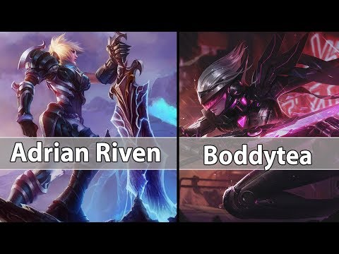 [ ADrian Riven ] Riven vs Fiora [ Boddytea ] Top - Adrian Riven Challenger gameplay