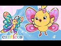 Mariposa Los Pollitos Dicen La Vaca Lola Mix Canciones Infantiles Canticos