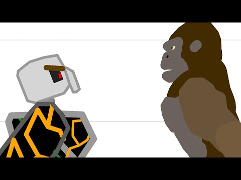 Titanus Kong vs Lava Golem (stick nodes animation)