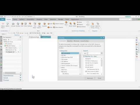 NX1899 series cad 1st lecture sketching