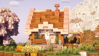 Build This Cosy Starter House in Your Minecraft World | Easy Survival Tutorial