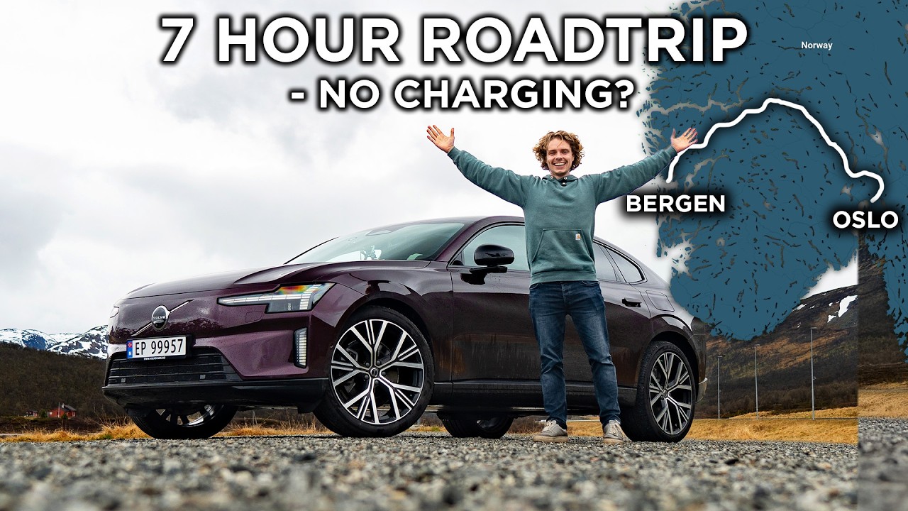 Volvo ES90 Road Trip Across Norway – We Try To Make It On One Charge!