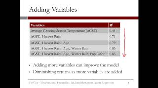 2.2.5 An Introduction to Linear Regression - Video 3: Multiple Linear Regression