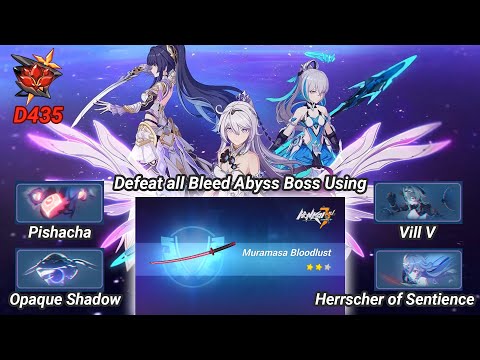 (RL D435) Defeat Bleed Abyss Boss using "Muramasa Bloodlust" | Honkai Impact 3rd