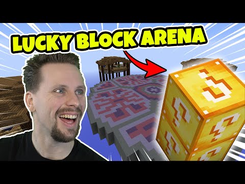 EPIC Minecraft PVP with Lucky Blocks & Friends!