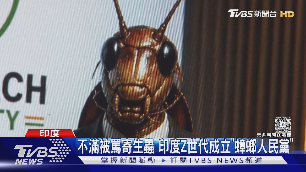 影音/Z世代不滿高失業率! 印度「蟑螂人民黨」諷官員一週吸2200萬粉